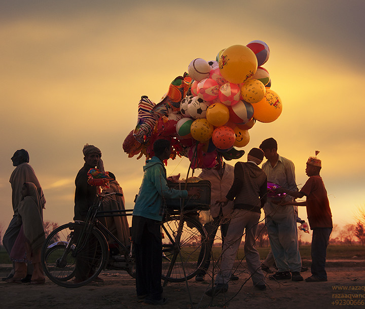 Colors Of Life In A Village Fair Or Mela In Rural Asia
